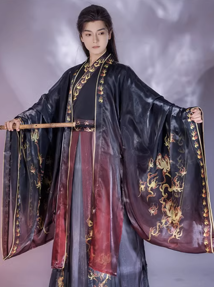 Wei Jin Wuxia Style Qiyao Ruqun - Fire Decree 火焰玉令