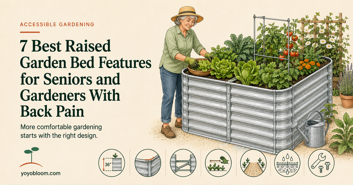 7 Best Raised Garden Bed Features for Seniors and Gardeners With Back Pain