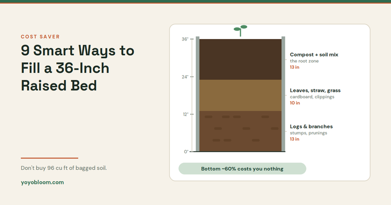 9 Smart Ways to Fill a 36-Inch Raised Garden Bed