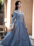 Emily's Blue Floral Dream Dress