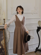 Vintage Ruffle Accent Blouse