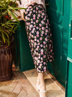 Midnight Rose Garden Skirt