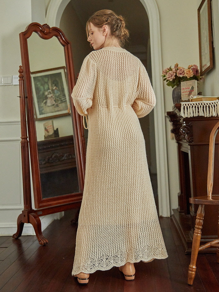 Floral Embroidered Cottagecore Dress