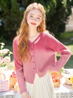 Blush Ombre Cozy Knit Cardigan