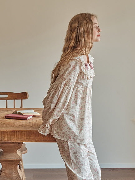 Whispering Woodland Cotton Pajama Set