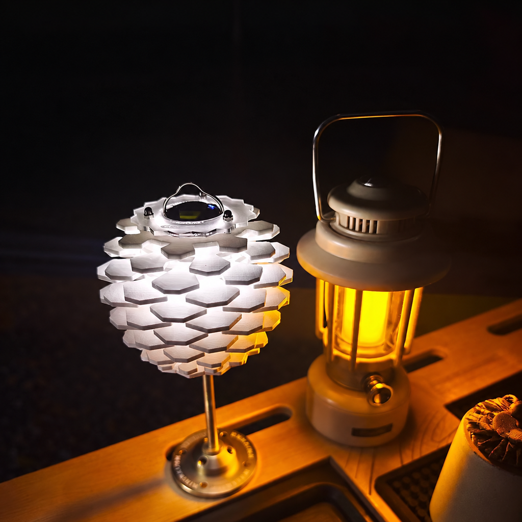 Pine Glow Camping Lantern Set