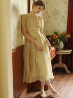Claire's Vintage Floral Elegance Dress