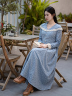 Emily's Blue Floral Dream Dress