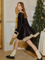 Midnight Velvet Doll Dress