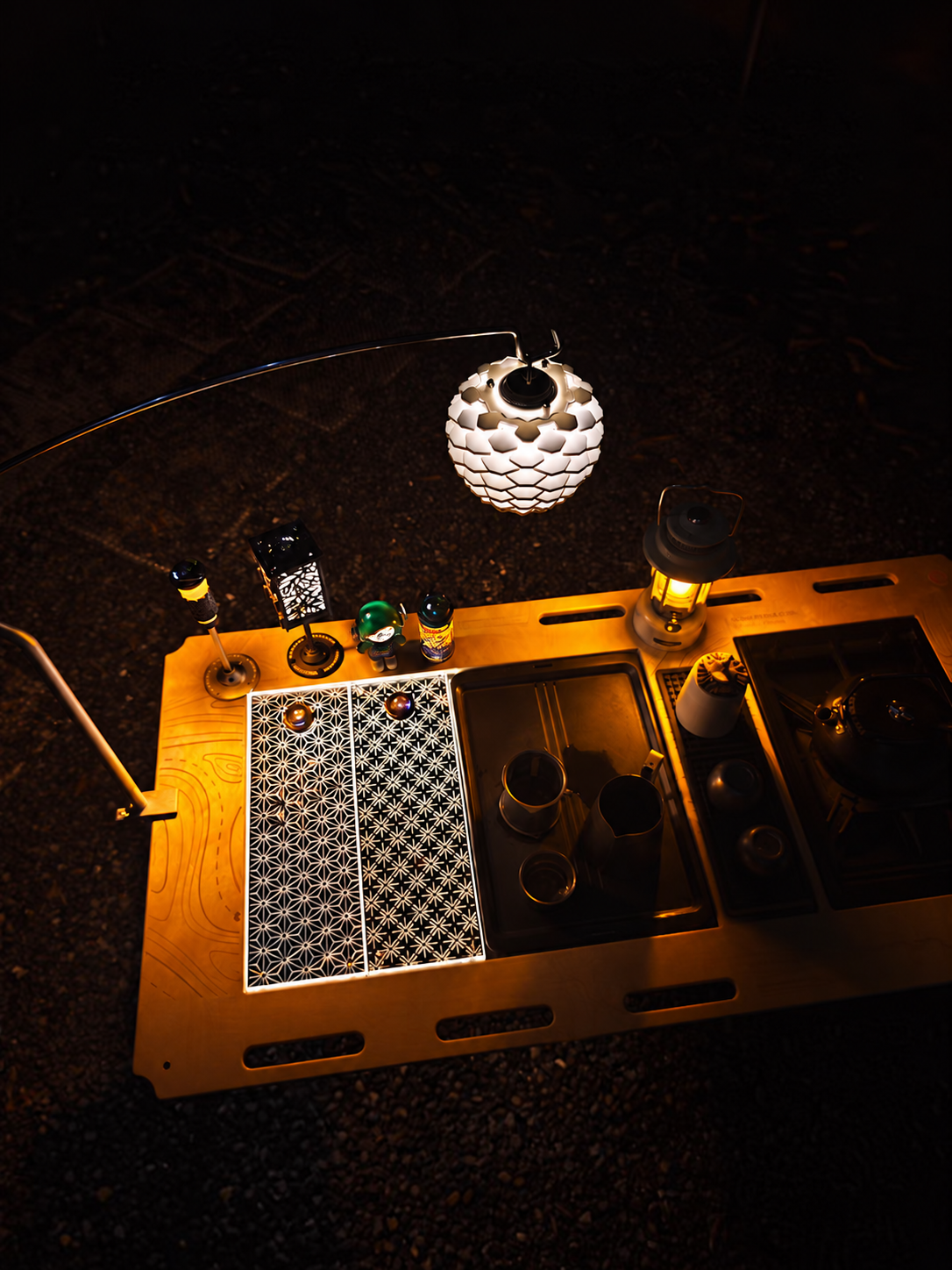 Pine Glow Camping Lantern Set