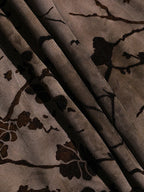 Brown Bloom Vintage Mesh Dress