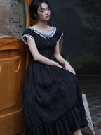 Victoria's Retro Black Elegance Dress