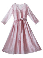 Sunlit Garden Floral Embroidered Dress