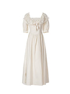 Vintage Charm Cream Lace Dress