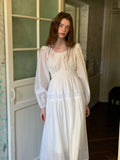 Ethereal White Lace Embroidered Dress
