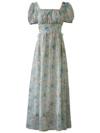 Watercolor Meadow Corset Dress