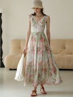 Amelia's Elegant Vacation Dress