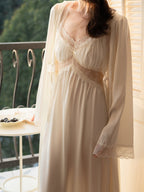 Lace Petal Princess Nightgown Set