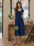 Blue Reverie Cotton Dress