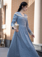 Emily's Blue Floral Dream Dress