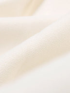 Classic Pleated Autumn White Skirt