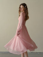 Sweetheart Dot Bow Dress