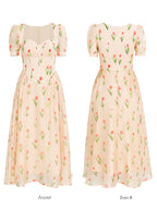 Elara's Tulip Garden Dress
