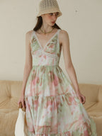 Amelia's Elegant Vacation Dress