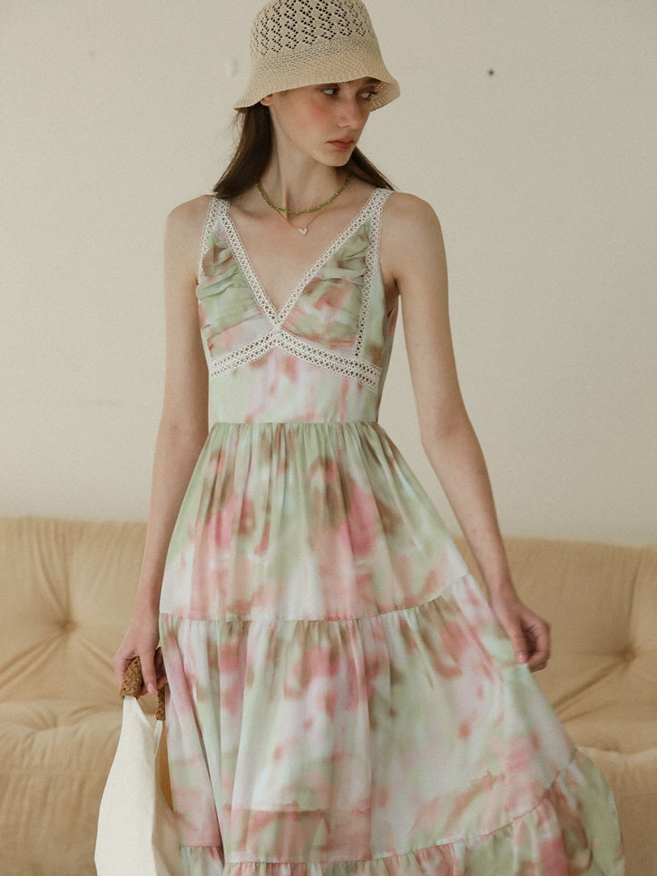 Amelia's Elegant Vacation Dress