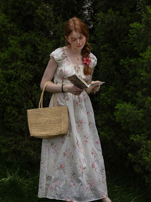 Enchanted Floral Garden Cottage Dress