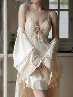 Buttercream Lace Ribbon Sleepwear