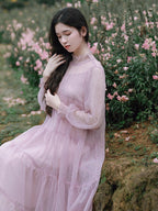 Fairy Blossom Light Pink Tiered Dress