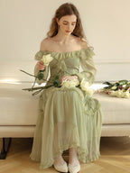 Aurora's Green Fairy Dress