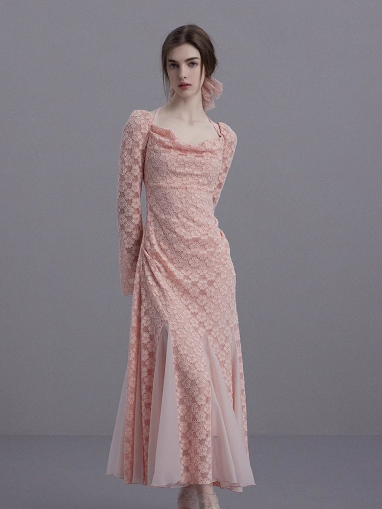 Blush Lace Fairy Dress