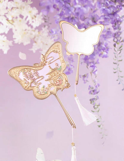 Butterfly Palace Handheld Mirror