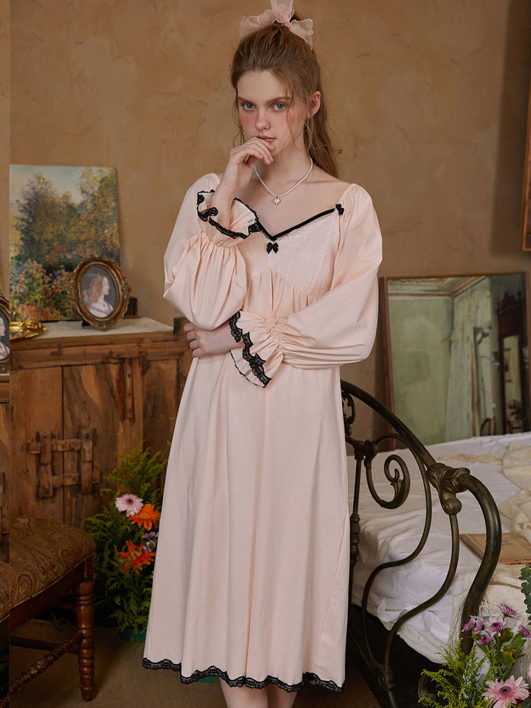 Midnight Lace Reverie Nightgown