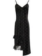 Midnight Rose Velvet Dress
