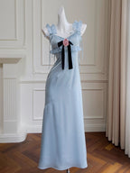 Floral Romance Bowknot Gown