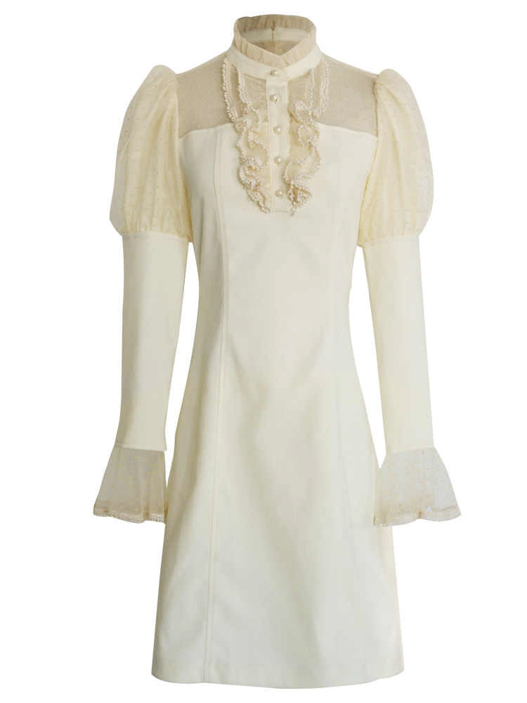Dreamy Ivory Lace Fairy Dress