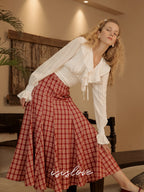 Timeless Elegance Ruffled Cotton Blouse