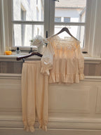 Vintage Lace Summer Pajama Set