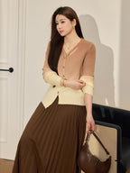 Fairycore Gradient Brown Cardigan