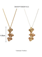 Hydrangea Elegant Women Necklace