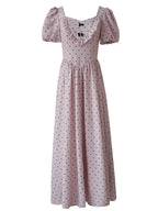 Pink Polka Dot Sweetheart Dress