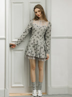 Rosewood Coquette Lace Bow Dress