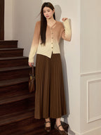 Fairycore Gradient Brown Cardigan