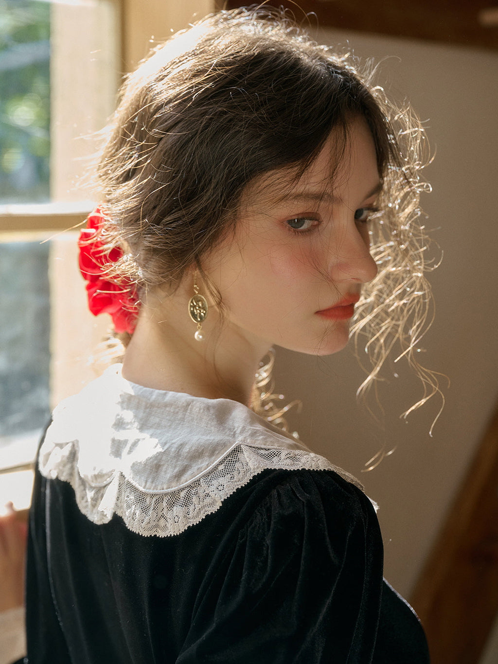 Velvet Romance Vintage-Inspired Dress