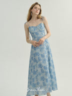 Enchanted Blue Rose Fairy Dress