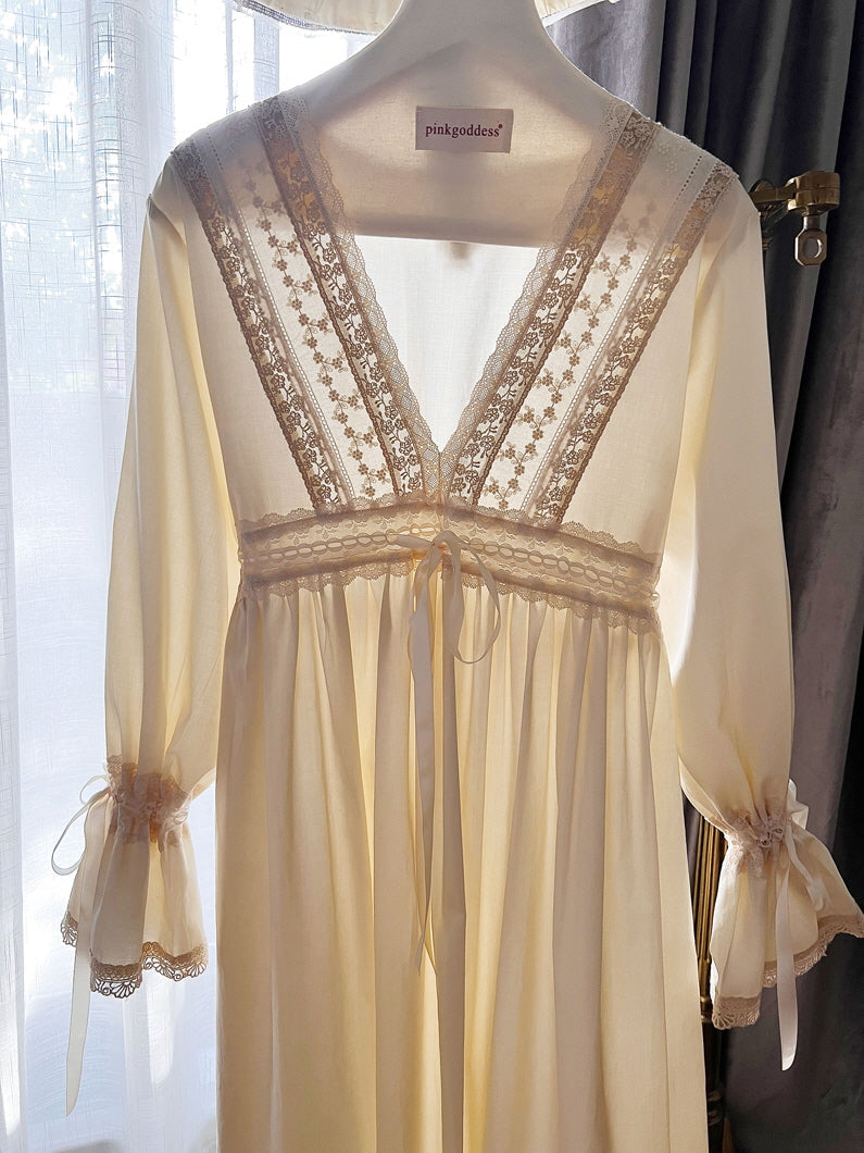 Retro Vintage Lace Dreams Nightgown