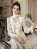 Enchanted Ivory Vintage Lace Dress